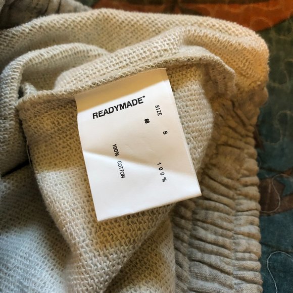 READYMADE x Denim Tears Cotton Wreath Sweatshorts Grey/White - Picture 6 of 8